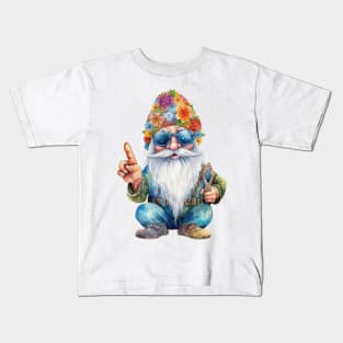 Hippie Gnome #14 Kids T-Shirt